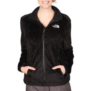 Fuzzy Black North Face Jacket